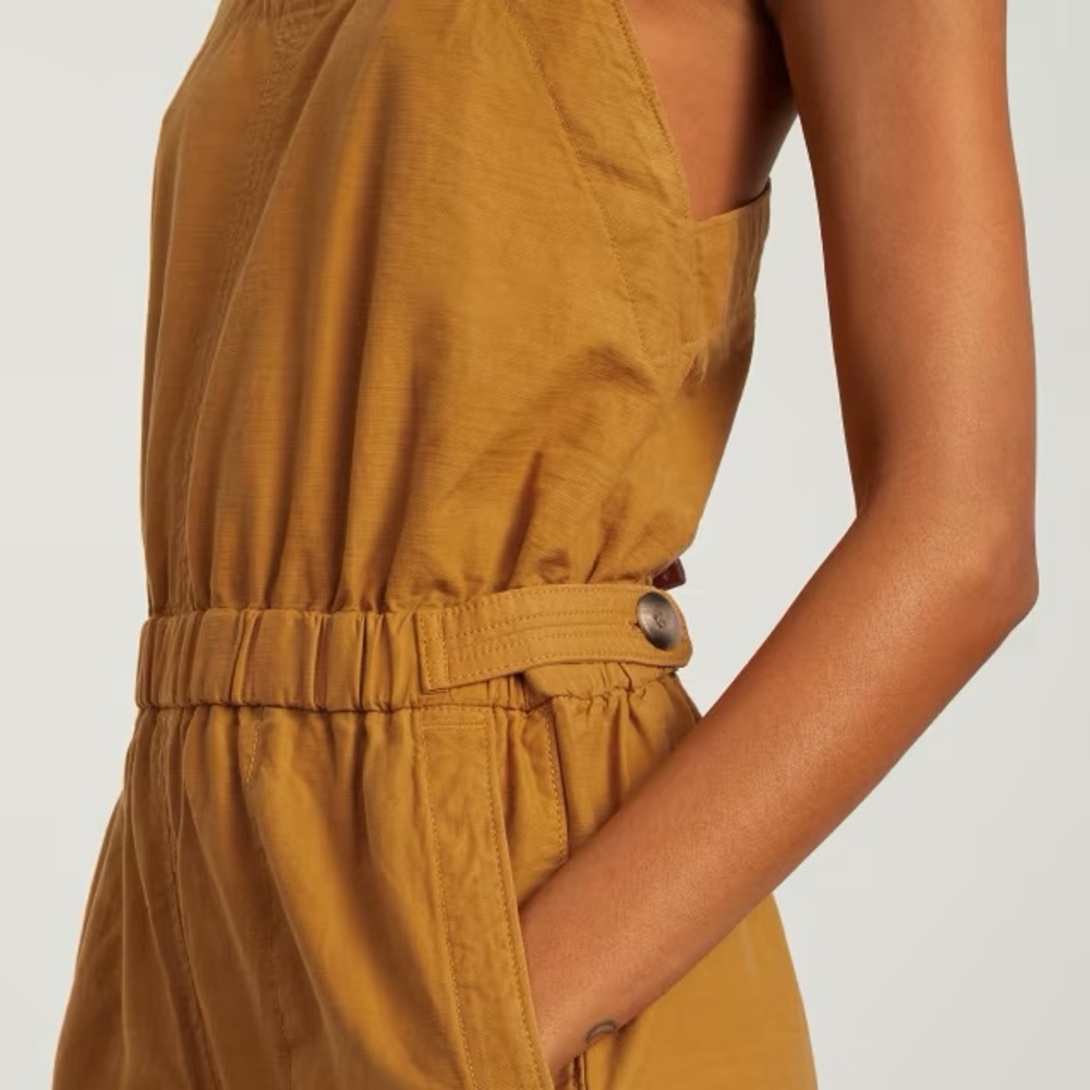 Everlane organic cotton jumpsuit. Amber. Size 2.